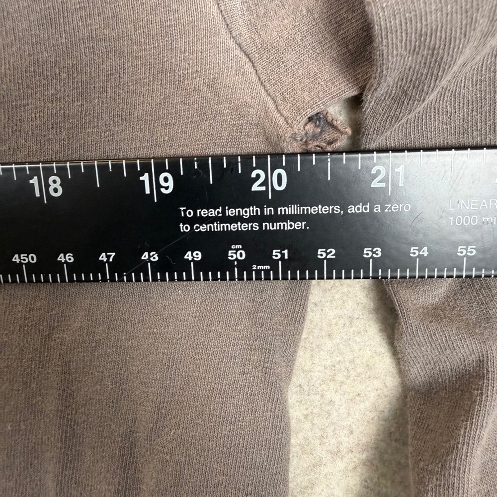 Costa Retro Sun Bleached LS Shirt M Fishing Gray Orange Faded Coastal Skater - Picture 9 of 13
